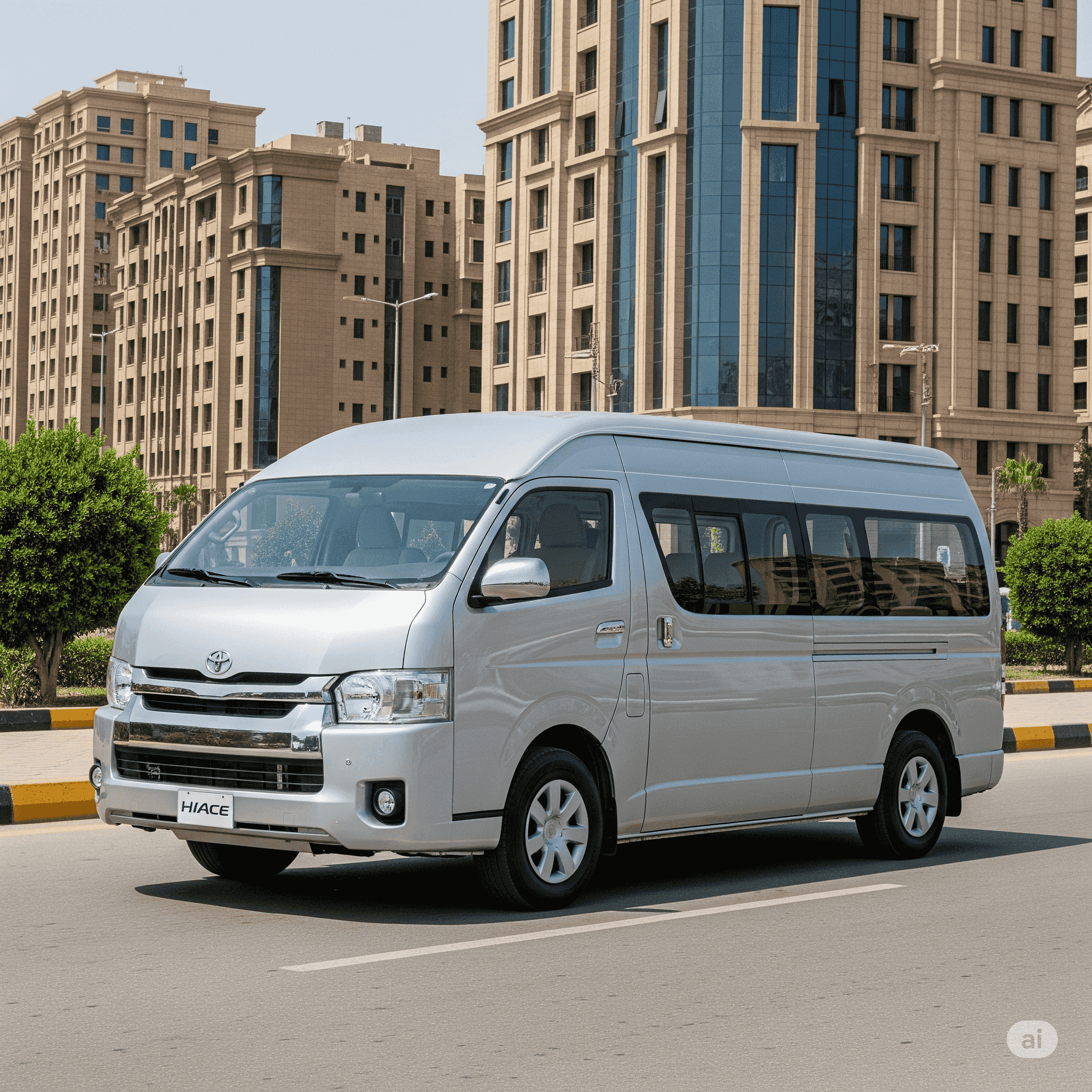 إيجار تويوتا هايس بالسائق  